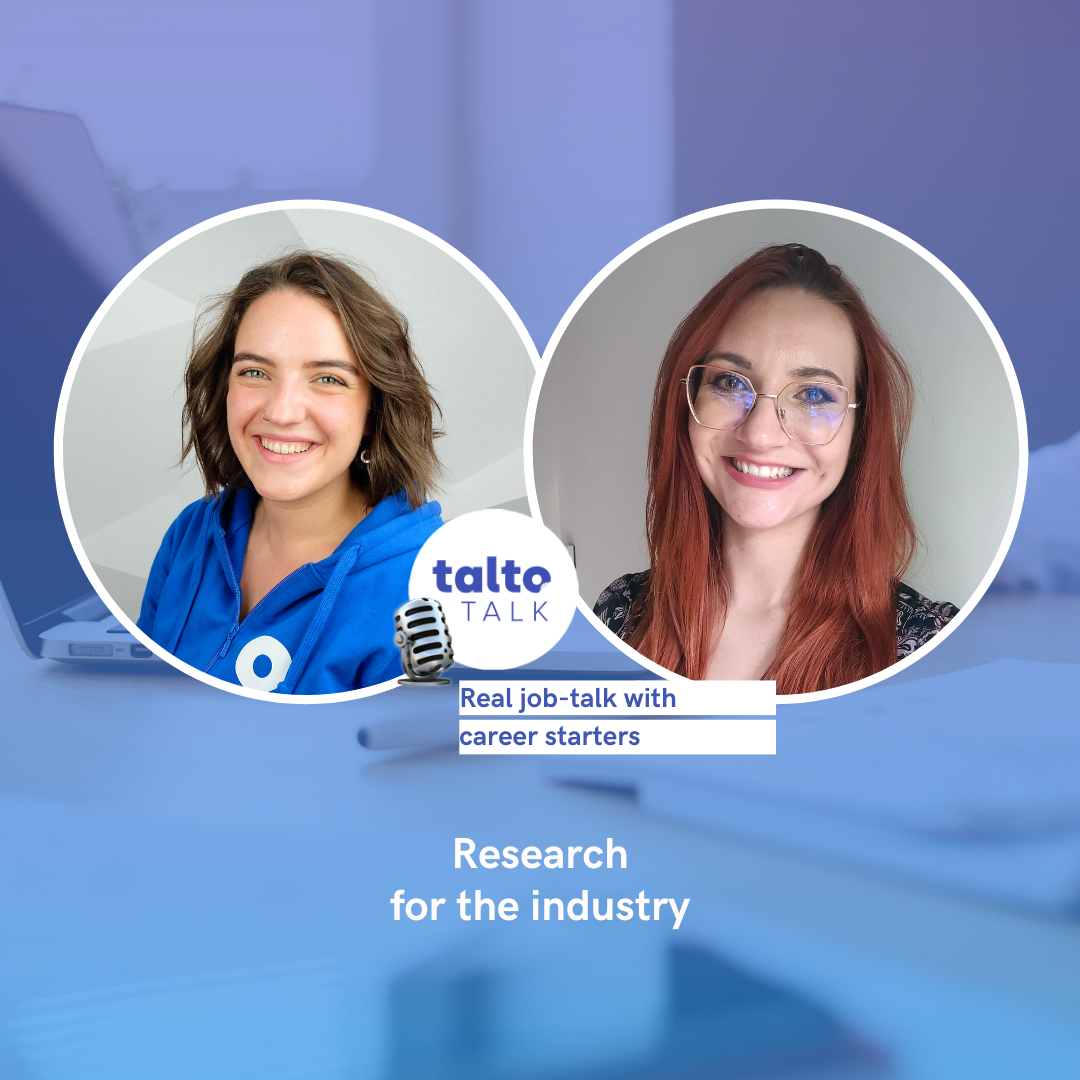 Talto Talk with Gabriela about research for the industry